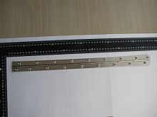 Петля рояльная 500 мм никель   