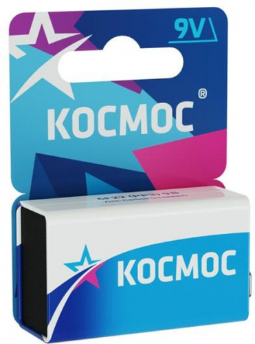 Элемент питания (крона) 6F22 // КОСМОС  