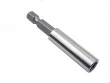 Держатель бит 1/4"x60мм // WHIRLPOWER алюминий с магнитом