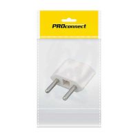 Переходник сетевой плоский "Тефаль" бел. (инд. упак.) PROCONNECT 11-1041-9